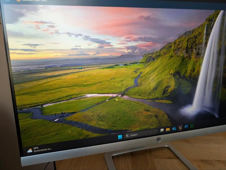 HP 24es 23.8 inch Full HD Monitor, Computers en Software, Monitoren, Gebruikt, 60 Hz of minder, HDMI, VGA, IPS, Full HD, 5 ms of meer