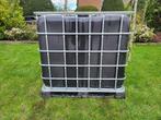 IBC container 1000L zwart anti-alg – gespoeld, Ophalen, Kunststof, -, Zo goed als nieuw