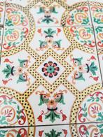 Kleurrijke antieke wandtegels (Onda begin 1900) 20x20cm