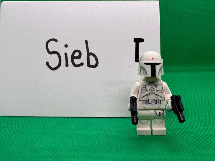 Lego Star Wars SW0631 Boba Fett white, Kinderen en Baby's, Speelgoed | Duplo en Lego, Zo goed als nieuw, Lego, Verzenden