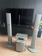 Denon S-101 complete stereo set – subwoofer + 2 speakers, Ophalen, Gebruikt, Denon, Losse componenten