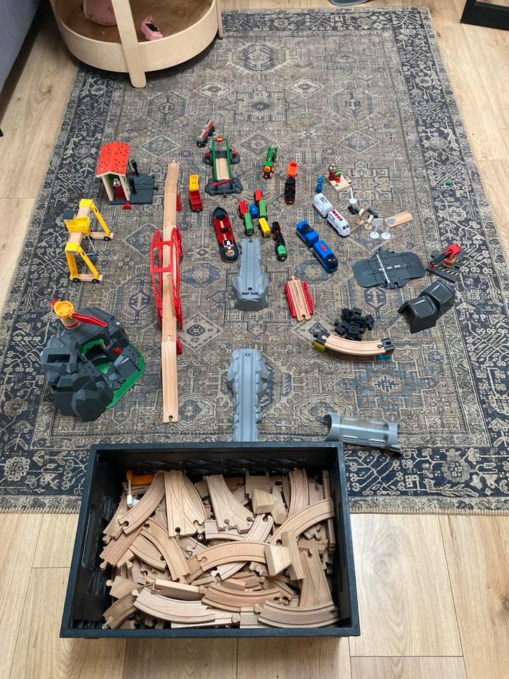 Brio Treinbaan - Uitgebreide Set, Kinderen en Baby's, Speelgoed | Bouwstenen, Gebruikt, Overige merken, Ophalen