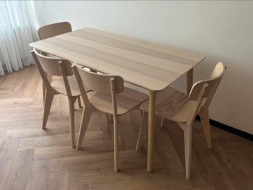 IKEA LISABO Table + 4 Chairs beschikbaar voor biedingen