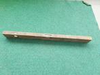Vintage waterpas ingelegd met messing, Antiek en Kunst, Antiek | Gereedschap en Instrumenten, Ophalen