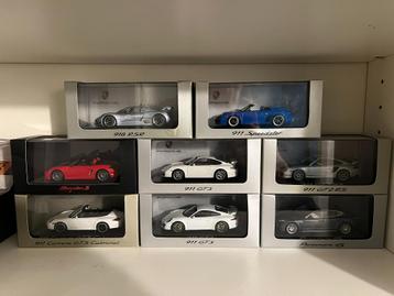 Minichamps Porsche - Diverse modellen - 1:43 beschikbaar voor biedingen