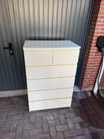 Malm ladekast wit met 6 lades Ikea, Huis en Inrichting, Kasten | Ladekasten, Ophalen, Gebruikt, 5 laden of meer, 100 tot 150 cm