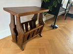 Vintage Houten Lektuurbak / Tijdschriftenhouder, Huis en Inrichting, Woonaccessoires | Krantenbakken en Lectuurbakken, Ophalen