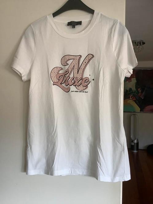 Mooi gave shirt shirtje merk  Nikkie Kate Moss , M, Kleding | Dames, T-shirts, Zo goed als nieuw, Maat 38/40 (M), Wit, Korte mouw