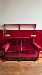 Vintage Rode Bank - Tweepersoons, Ophalen, Gebruikt, 150 tot 200 cm, Tweepersoons