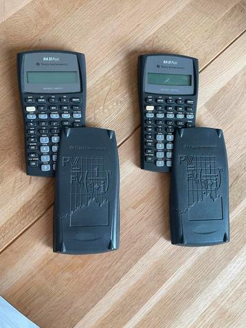 1x Texas instruments financiële rekenmachine BA II plus beschikbaar voor biedingen