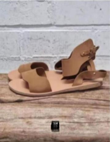 Ancient Greek - Prachtige leren sandalen maat 39 - Nieuw beschikbaar voor biedingen