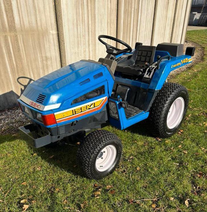 Iseki TU145 minitractor 4x4 met gazonbanden, Tuin en Terras, Grasmaaiers, Zo goed als nieuw, 50 cm of meer, Elektrische starter
