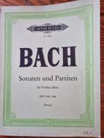 Bach: Sonaten und Partiten fur violine allein (viool), Muziek en Instrumenten, Bladmuziek, Gebruikt, Klassiek, Ophalen of Verzenden