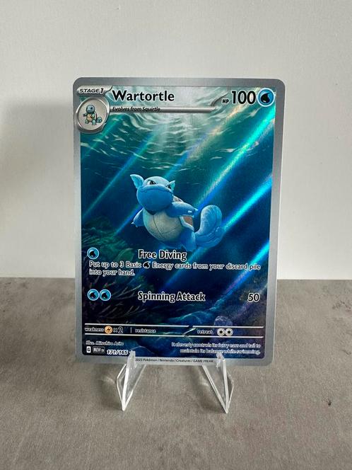 Wartortle 171 / 165, Hobby en Vrije tijd, Verzamelkaartspellen | Pokémon, Zo goed als nieuw, Losse kaart, Ophalen of Verzenden