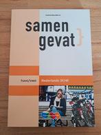 Havo/ vwo samengevat Nederlands, Verzenden, Zo goed als nieuw, HAVO, Nederlands
