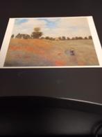 Kunstkaart  Claude Monet Coquelicots, Verzenden, 1980 tot heden, Gelopen, Cultuur en Media