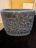 Stoere ovale bloempot, Tuin en Terras, Bloempotten, Ophalen, Rond, Binnen, Minder dan 40 cm