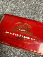 Vintage Agio Super Senoritas Sigarenblik - Rood, Ophalen of Verzenden
