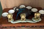 Origineel Chinese theeset theepotjes aardewerk kopjes, Ophalen of Verzenden, Zo goed als nieuw