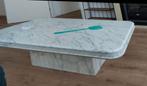 Salontafel van écht MARMER 80x130cm
(erg zwaar!), Huis en Inrichting, Tafels | Salontafels, Ophalen, Gebruikt, 100 tot 150 cm