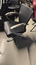 6 stuks knipstoel kappersstoel zwart pietranera pomp, Ophalen, Zwart, Metaal, Nieuw