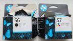 HP 57 (C6657AE) inktcartridge kleur en HP56 (C6656AE) zwart, Computers en Software, Printerbenodigdheden, Ophalen of Verzenden