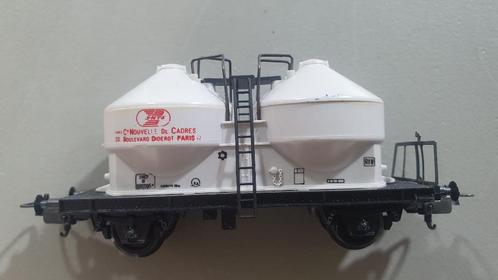 HO wagon LIMA 2804 silowagen SNCF wit, Hobby en Vrije tijd, Modeltreinen | H0, Gebruikt, Wagon, Gelijkstroom of Wisselstroom, Lima