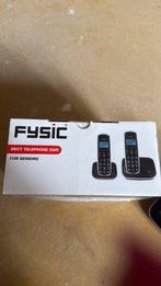 Fysic dect teledoon duo voor senioren, Telecommunicatie, Vaste telefoons | Handsets en Draadloos, Ophalen of Verzenden, Nieuw