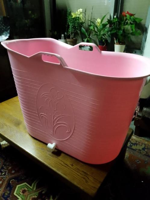 Roze Zitbad, ijsbad, Flink bath bucket, kinderen en volwasen, Huis en Inrichting, Badkamer | Badkamermeubels, Zo goed als nieuw