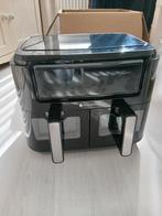 KitchenBrothers Dubbele Airfryer 9 L ZGAN, Ophalen, Zo goed als nieuw, Airfryer, 1500 gram of meer