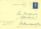 Ds. P. Prins van Wijngaarden, Alkmaar - 03.1953 - briefkaart, Postzegels en Munten, Brieven en Enveloppen | Nederland, Ophalen of Verzenden