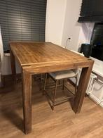 Hoge eettafel / bartafel, Huis en Inrichting, Tafels | Eettafels, Gebruikt, 100 tot 150 cm, Verzenden, 50 tot 100 cm