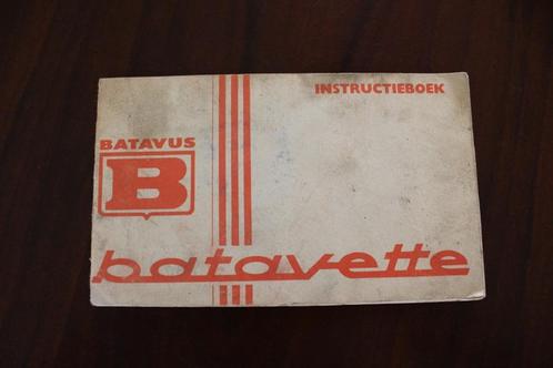 Batavus Batavette bromfiets instructie boekje, Fietsen en Brommers, Handleidingen en Instructieboekjes, Gebruikt, Ophalen of Verzenden