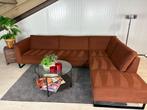 GRATIS LEVERING Hoekbank Bruin 290x220 GEREINIGD, 250 tot 300 cm, Hoekbank, Ophalen of Verzenden, Zo goed als nieuw