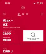 Kaartjes ajax -az