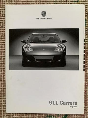 Nederlandse prijslijst Porsche 911 996 2002 MK2 nieuw beschikbaar voor biedingen
