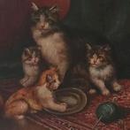 Schilderij H. Ronner - kittens ⁷, Ophalen