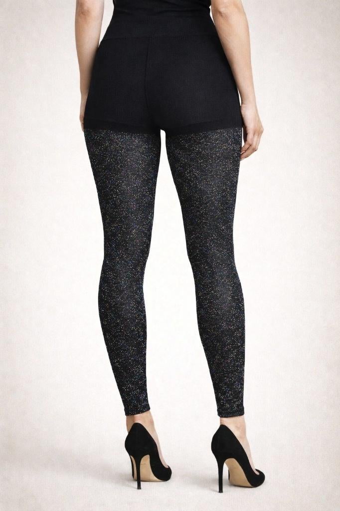 Partij zwarte 50 denier panty's met multi kleur lurex, NHP International, Sales@nhp-international.com, Zwart, Ophalen of Verzenden