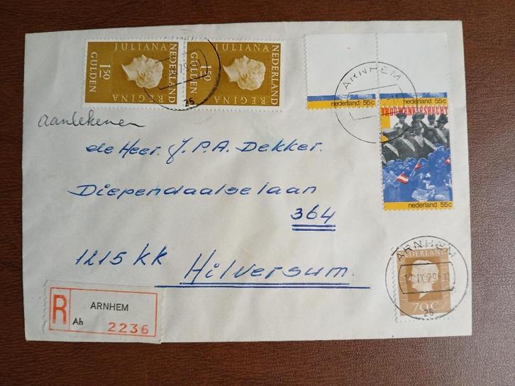 nvph 1183-TAB met land- en waardeaanduiding, Postzegels en Munten, Postzegels | Nederland, Gestempeld, Na 1940, Ophalen of Verzenden