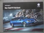 Volkswagen VW Golf R Variant Brochure, Ophalen of Verzenden, Zo goed als nieuw, Volkswagen
