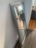 Grote spiegel met zilveren lijst 130x80, Ophalen, Gebruikt, 75 tot 100 cm, 150 tot 200 cm