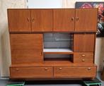 Vintage Fristho Franeker dressoir / wandkast / kast, Ophalen, 150 tot 200 cm, Zo goed als nieuw, Met deur(en)