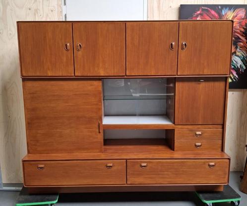 Vintage Fristho Franeker dressoir / wandkast / kast, Huis en Inrichting, Kasten | Dressoirs, Zo goed als nieuw, 150 tot 200 cm