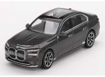 Jsn Mini GT 1:64 BMW i7 Xdrive 60, dravit grey 2024 LHD beschikbaar voor biedingen