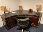 NU of Nooit bureau buro mahonie teak chesterfield v.a €750,0, Ophalen, Westeinde 326 7671 CM  Vriezenveen, Nieuw, Info@jansenantiek.nl