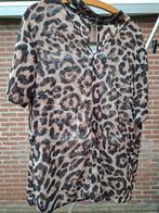 Blouse tijgerprint XXXL, Bruin, Maat 46/48 (XL) of groter, Ophalen of Verzenden, Gedragen