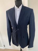 Slim fit pak maat 90 (46) blauw, Kleding | Heren, Kostuums en Colberts, Ophalen of Verzenden, Zo goed als nieuw, Maat 46 (S) of kleiner