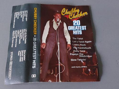 CHUBBY CHECKER - 20 GREATEST HITS (CASSETTEBANDJE), Cd's en Dvd's, Cassettebandjes, Gebruikt, Origineel, Pop, 1 bandje, Ophalen of Verzenden