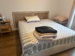 Bed + Mattress + Headboard, Ophalen, Zo goed als nieuw, Tweepersoons