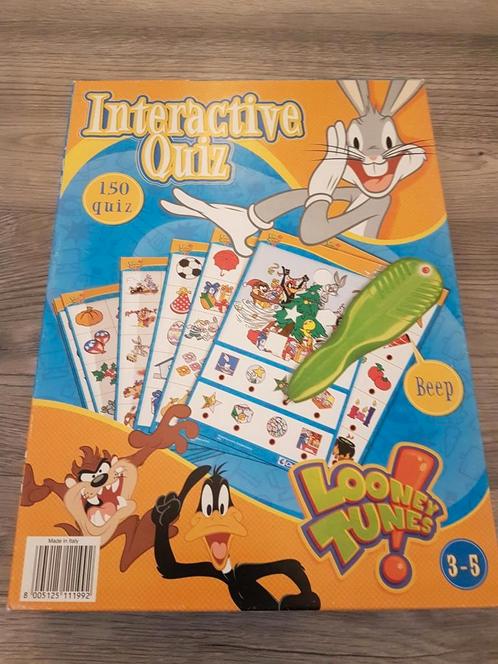 Interactive Quiz Loony Tunes. 150 Quiz.
Leuk educatief spel., Kinderen en Baby's, Speelgoed | Educatief en Creatief, Zo goed als nieuw